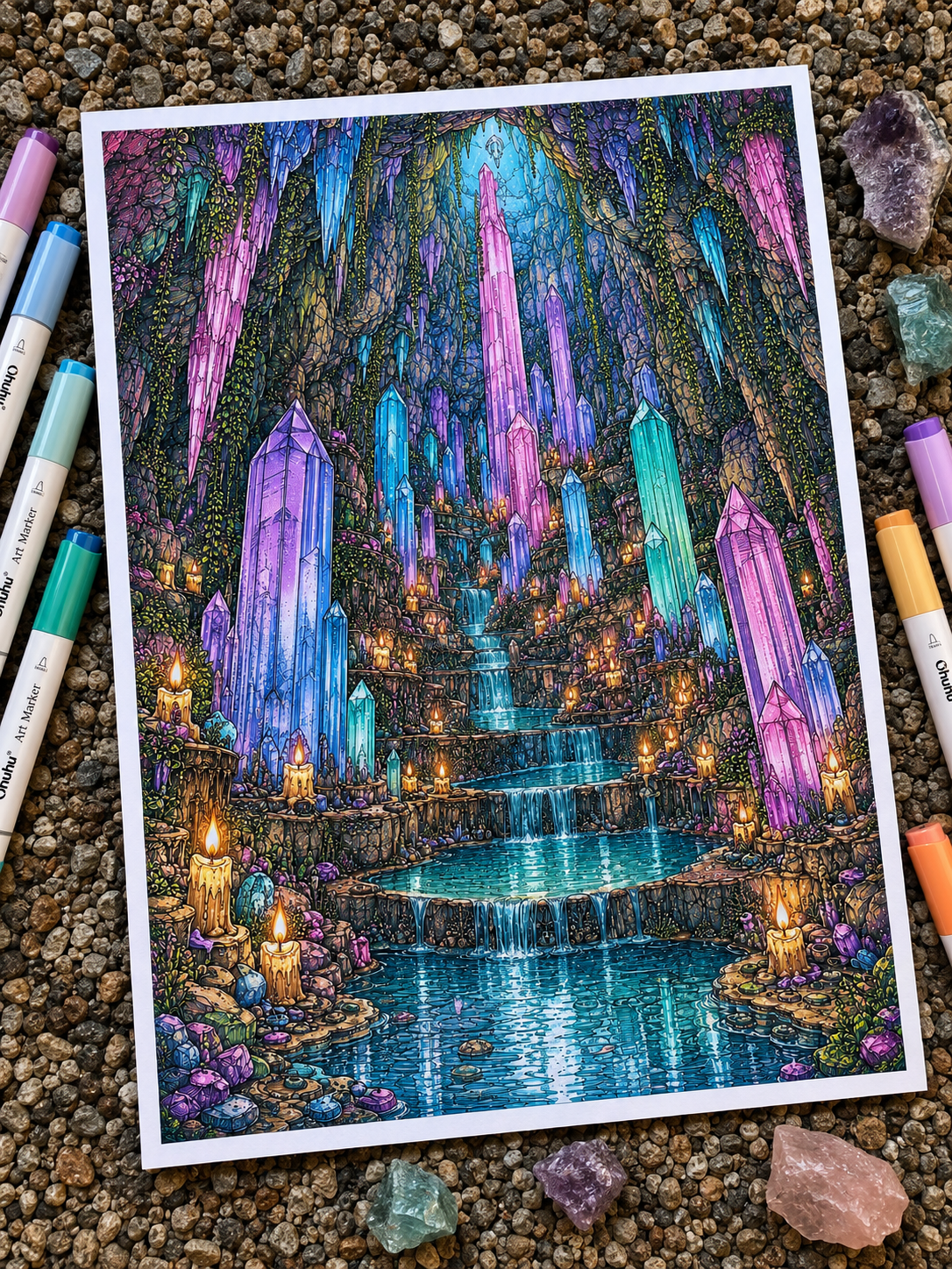 How to Color Crystals Like Magic: 7 Simple Tips for Glowing Gemstones 💎✨